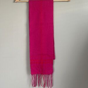 Ann Taylor Cashmere & Wool Soft Pink Scarf